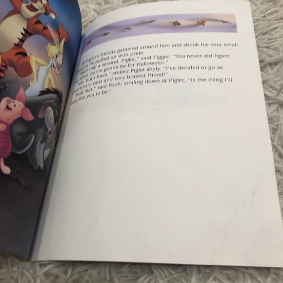 Halloween Boo to You, Winnie the Pooh 1996 Paperback Book Vintage - Picture 6 of 7